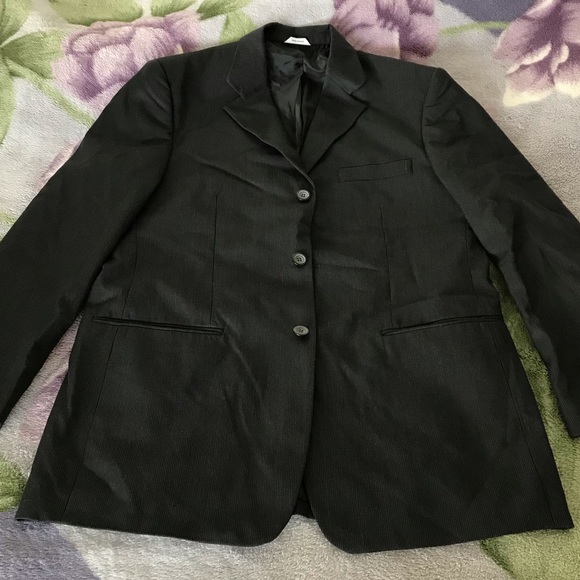 Retro Brand Dark Gray Men’s Suit Jacket - Picture 5 of 13